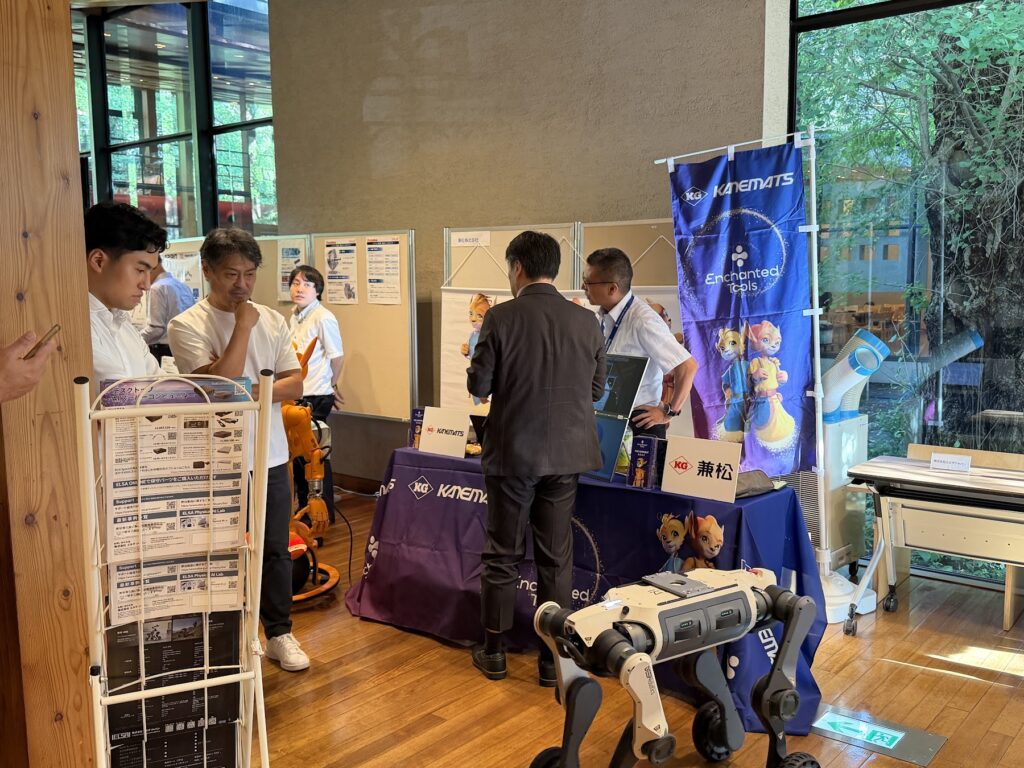 ロボットの展示ブース